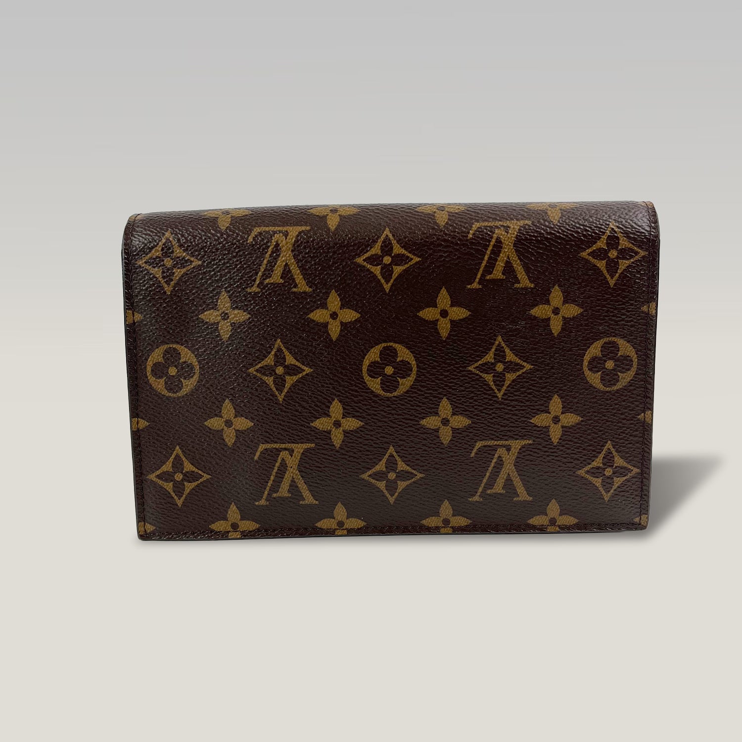 Louis Vuitton Flore Chain Wallet Monogram con Pelle Fucsia – Pochette a Tracolla Donna 20 cm