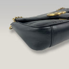 Gucci GG Marmont Black Leather Chain Shoulder Bag