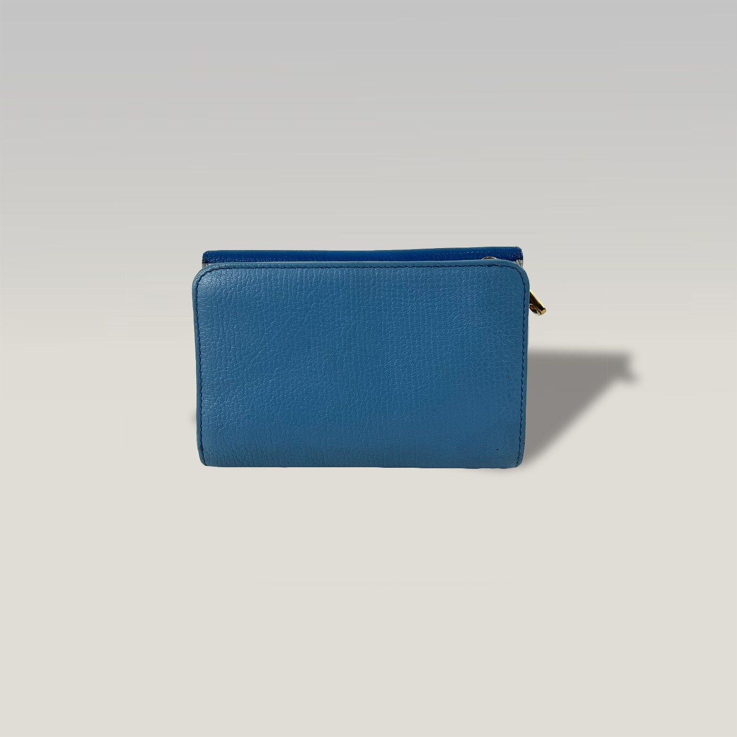 Miu Miu Portafoglio in Pelle Blu