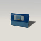 Miu Miu Blue Leather Wallet 