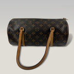 Louis Vuitton Papillon 30 Vintage in Tela Monogram con Manici in Vacchetta