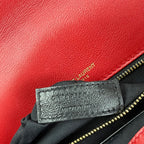 Saint Laurent Niki Medium Bag Rossa in Pelle con Catena