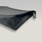 Louis Vuitton Pochette Voyage Damier Graphite Canvas Clutch Bag