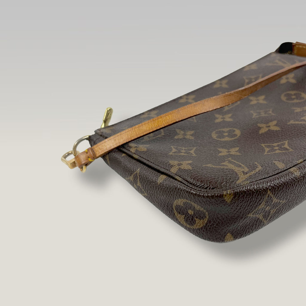 Louis Vuitton Pochette Accessoires Monogram Canvas Large Shoulder Bag