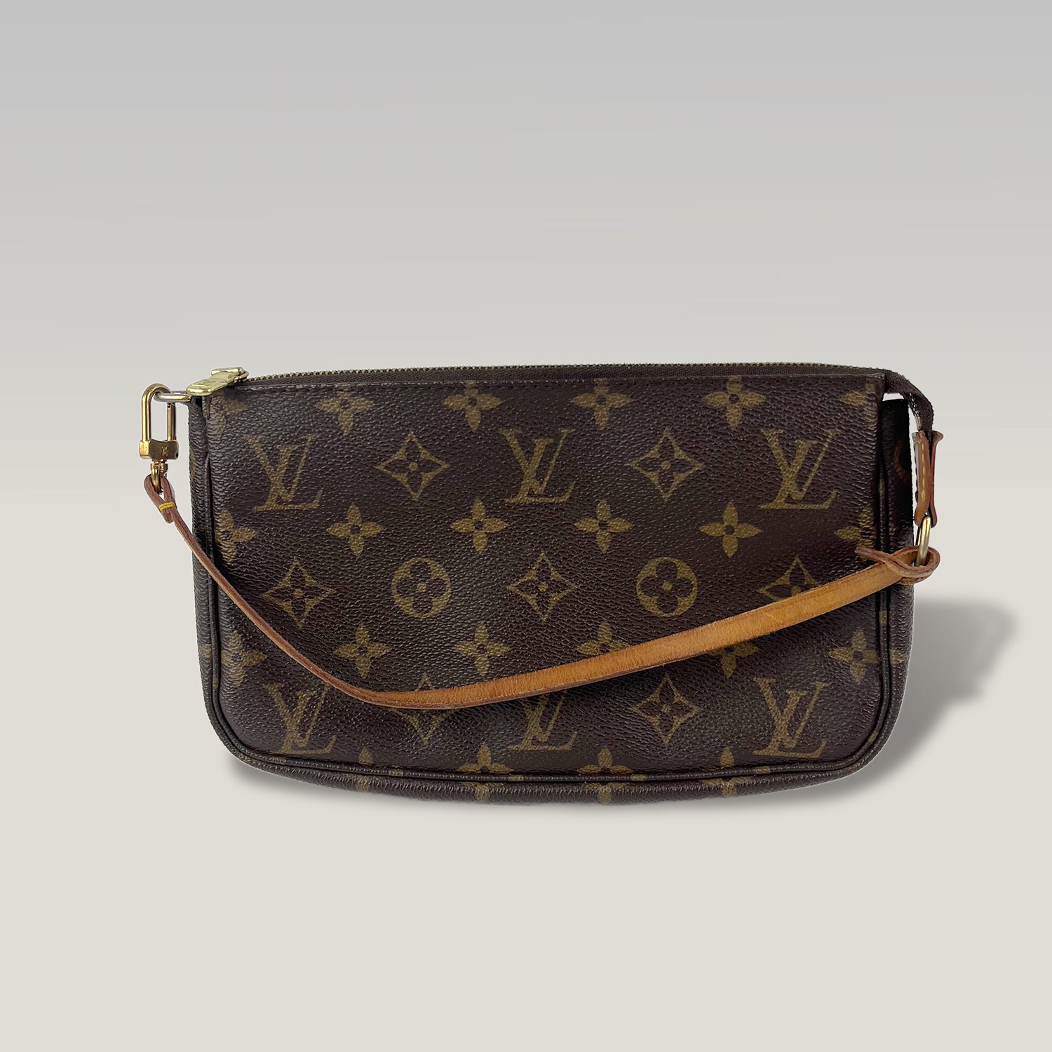 Louis Vuitton Pochette Accessoires Monogram Canvas Large Shoulder Bag
