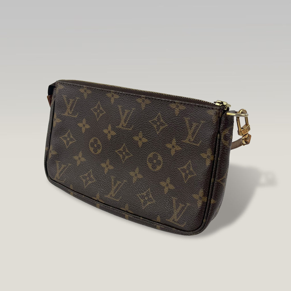 Louis Vuitton Pochette Accessoires Monogram Canvas Large Shoulder Bag