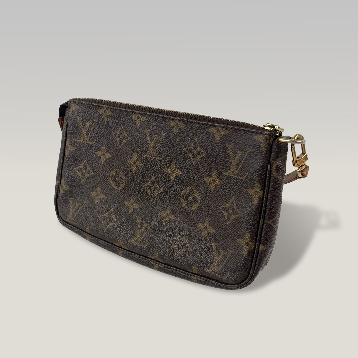 Louis Vuitton Pochette Accessoires Monogram Canvas Large Shoulder Bag
