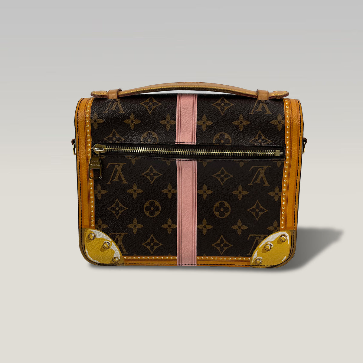 LOUIS VUITTON Pochette Métis Summer Trunks in Tela Monogram Multicolore con Finiture in Pelle