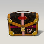 LOUIS VUITTON Pochette Métis Summer Trunks in Tela Monogram Multicolore con Finiture in Pelle