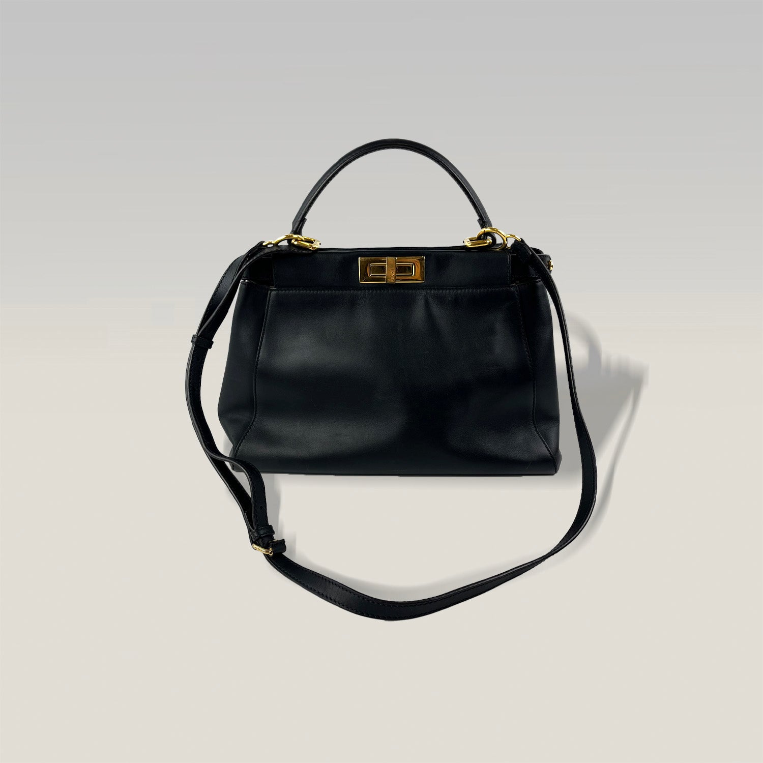 Fendi Peekaboo Pelle Nera