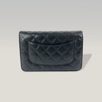 CHANEL WOC Wallet on Chain in Pelle Caviar Nera con Logo CC Oro