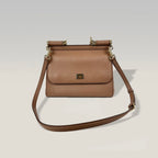 Dolce & Gabbana Borsa Elegate Sicily Nude Rosa 26 cm