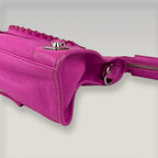 Balenciaga City Small Bag Rosa Fucsia in Pelle Arena con Tracolla
