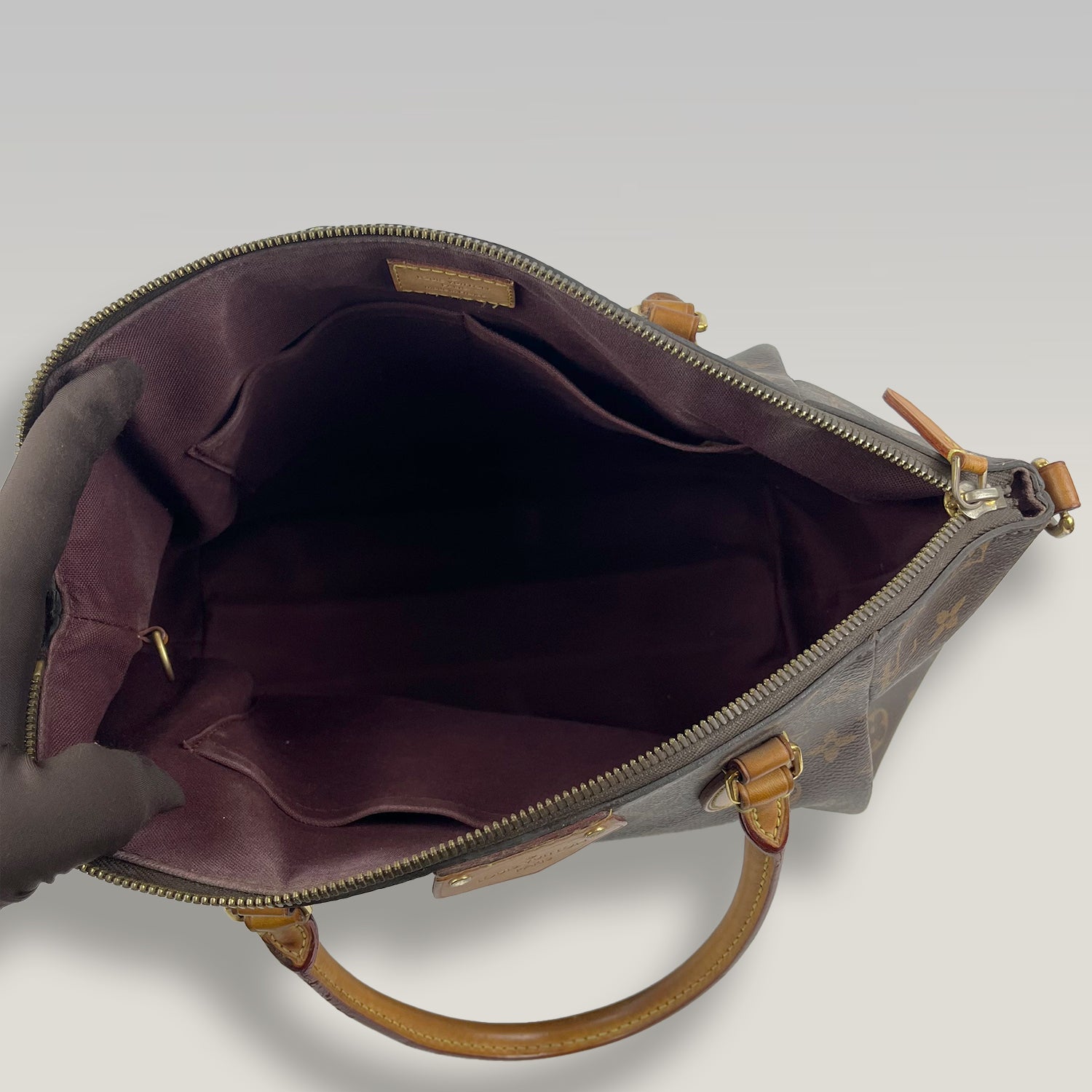 Louis Vuitton Turenne PM Monogram Canvas Shoulder Bag with Natural Leather Trim
