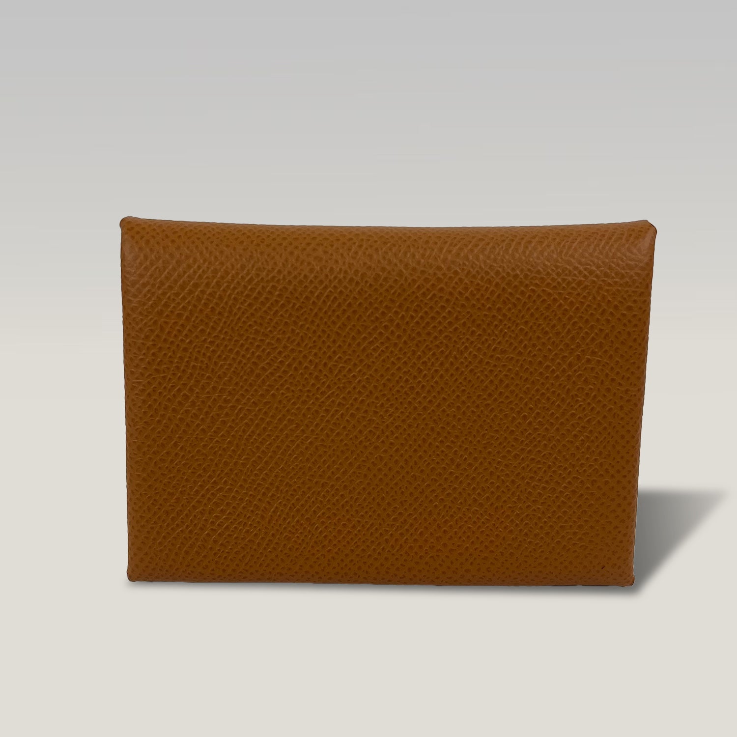 Hermès Portamonete Piccolo in Pelle Epsom Marrone