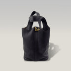 Hermès Picotin Lock 18 PM Viola in Pelle Taurillon Clemence con Hardware Dorato – Stamp D