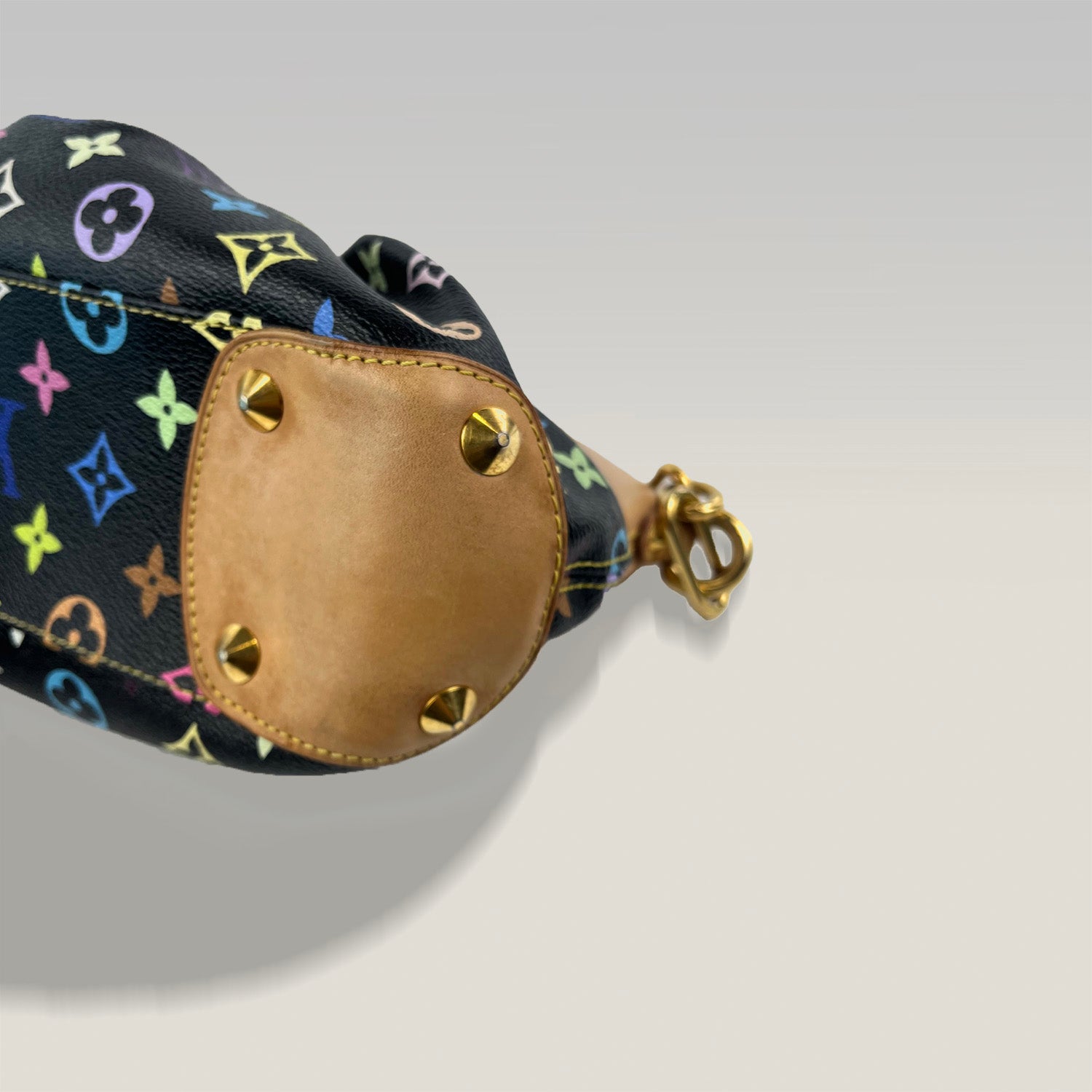 Louis Vuitton Multicolore nera borsa piccola con catena