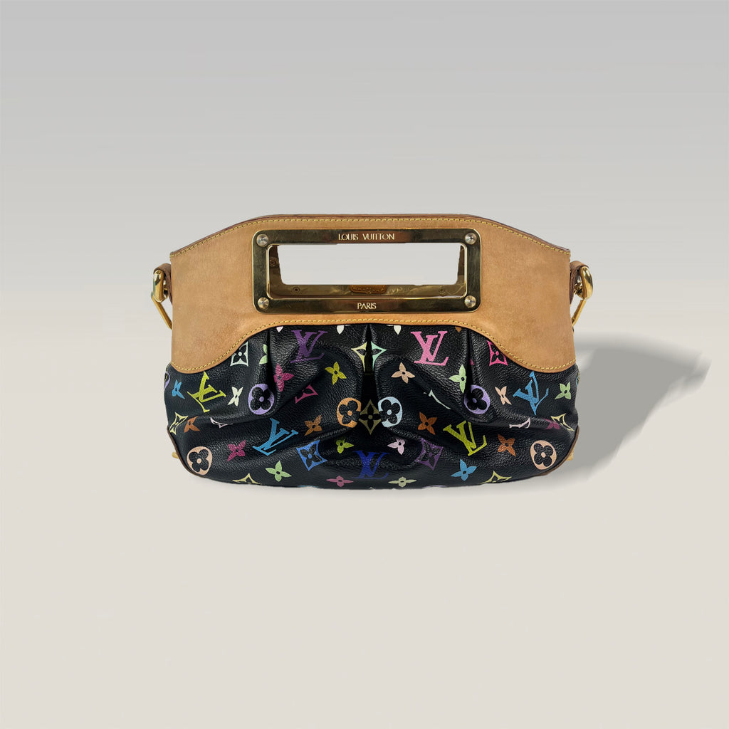 Louis Vuitton Multicolore nera borsa piccola con catena