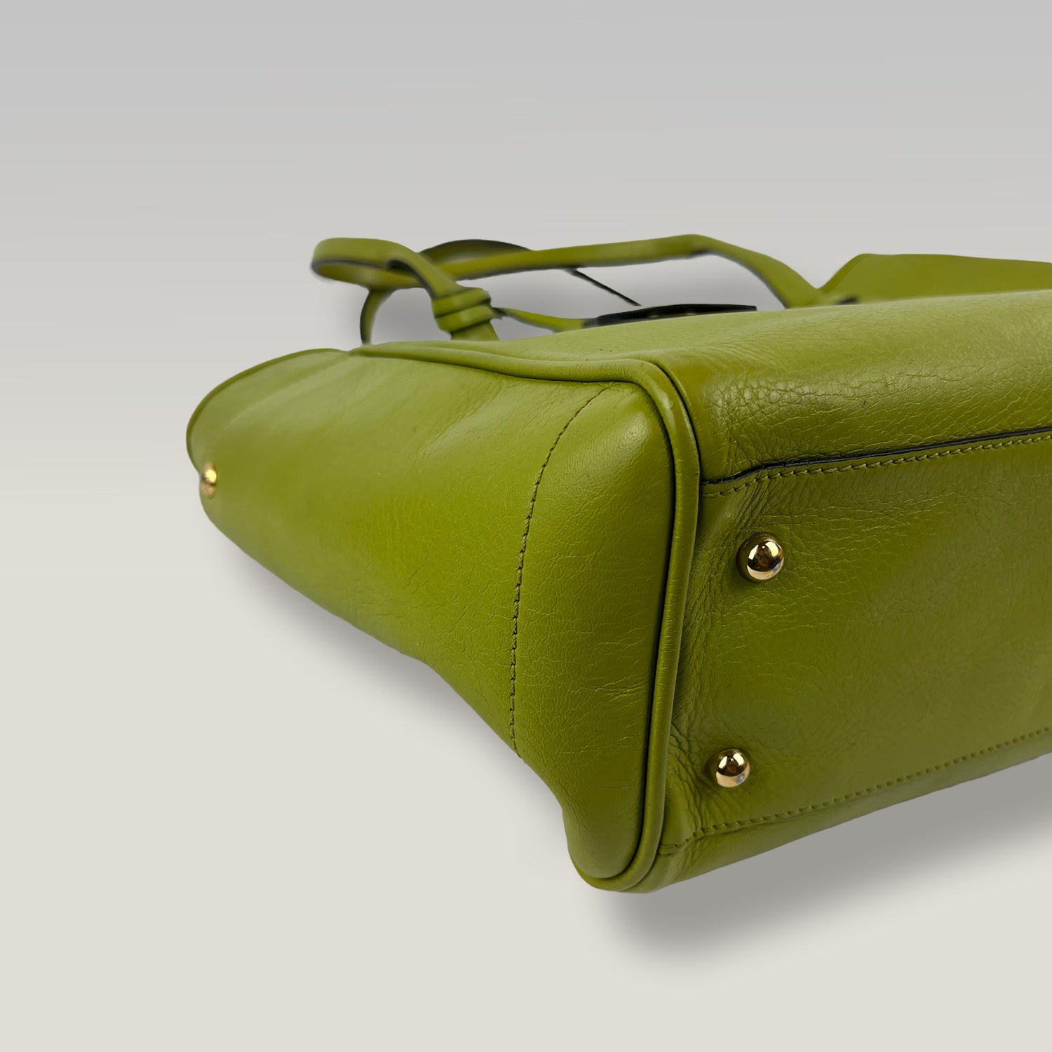 Loewe Heritage Tote Bag Verde in Pelle – Borsa Shopping Donna con Doppio Manico 30 cm