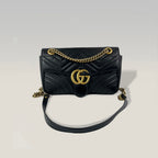 Gucci GG Marmont black shoulder bag 26 cm 