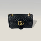 Gucci GG Marmont black shoulder bag 26 cm 