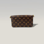 Louis Vuitton Pochette Félicie Monogram con Catena Oro