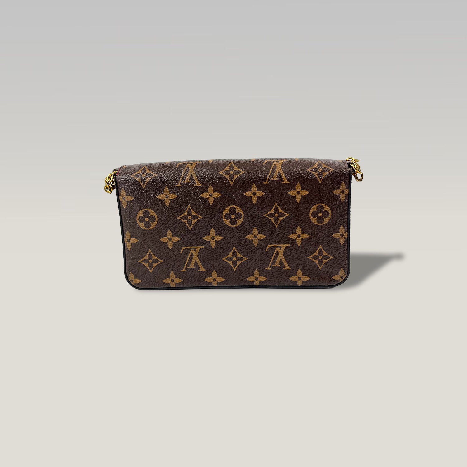 Louis Vuitton Pochette Félicie Monogram con Catena Oro