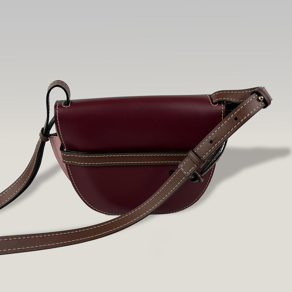 Loewe Gate Bag Melograno in Pelle con Tracolla