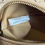 Bottega Veneta Jodie Medium Intrecciato Beige in Pelle – Borsa Hobo Iconica da Spalla
