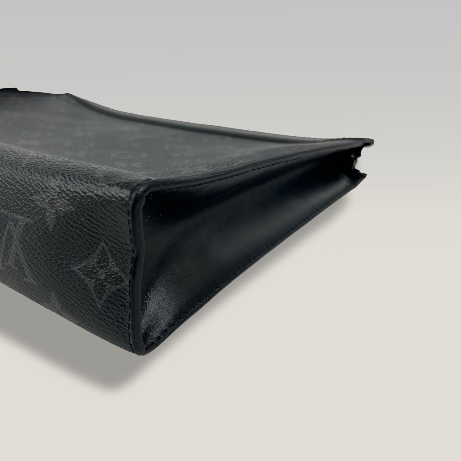 Louis Vuitton Pochette Voyage Monogram Eclipse Canvas Clutch Bag