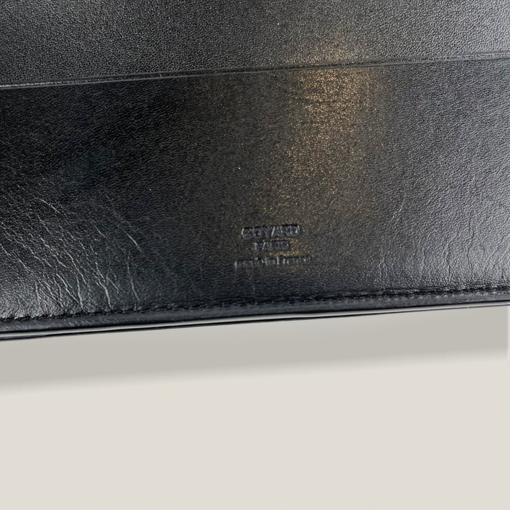 Goyard long wallet in Goyardine monogram canvas 