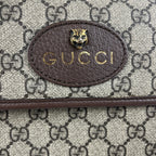 Gucci GG Supreme borsa con testa di tigre e tracolla Web