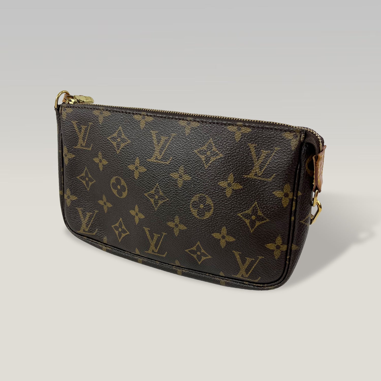 Louis Vuitton Pochette Accessoires in tela Monogram marrone