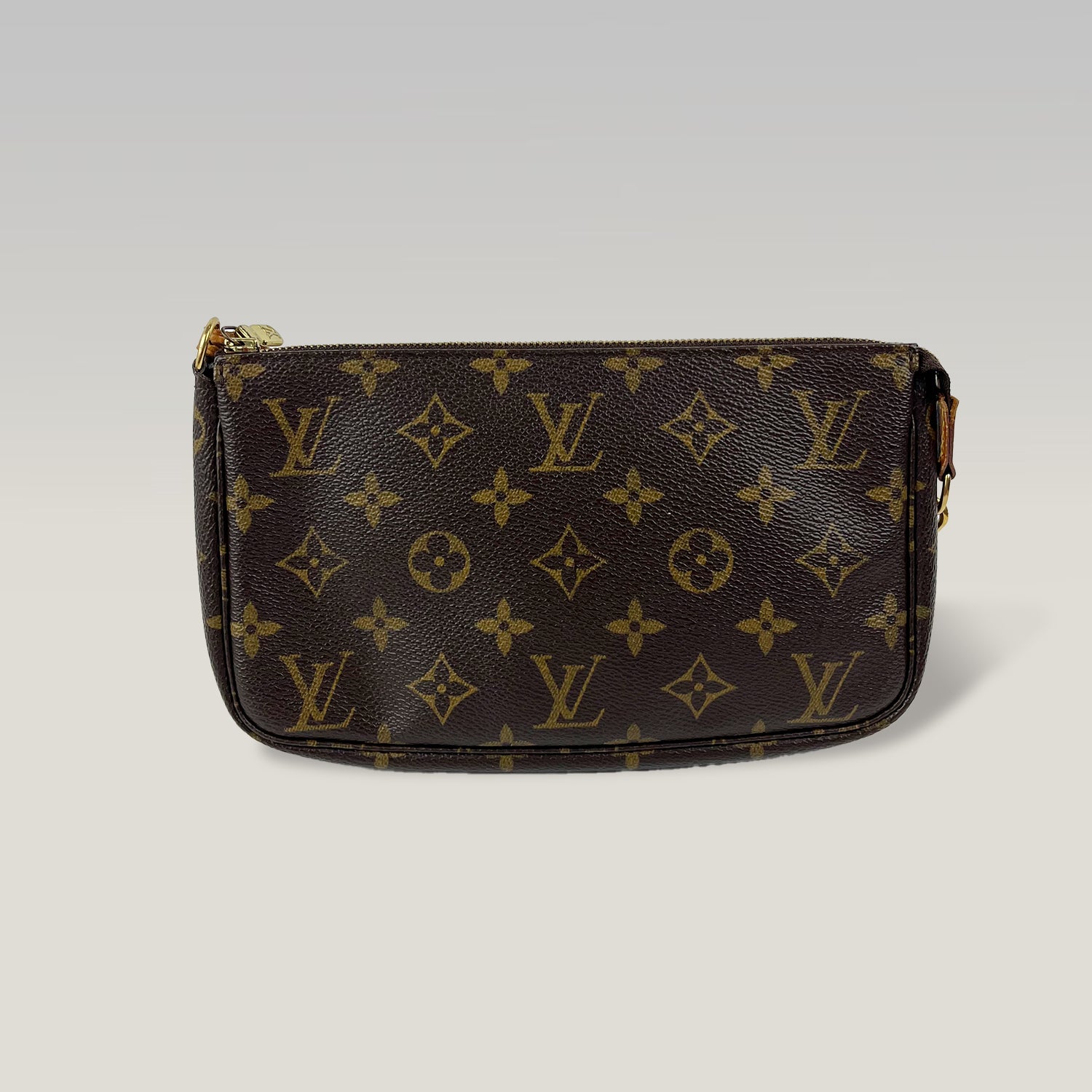 Louis Vuitton Pochette Accessoires in tela Monogram marrone