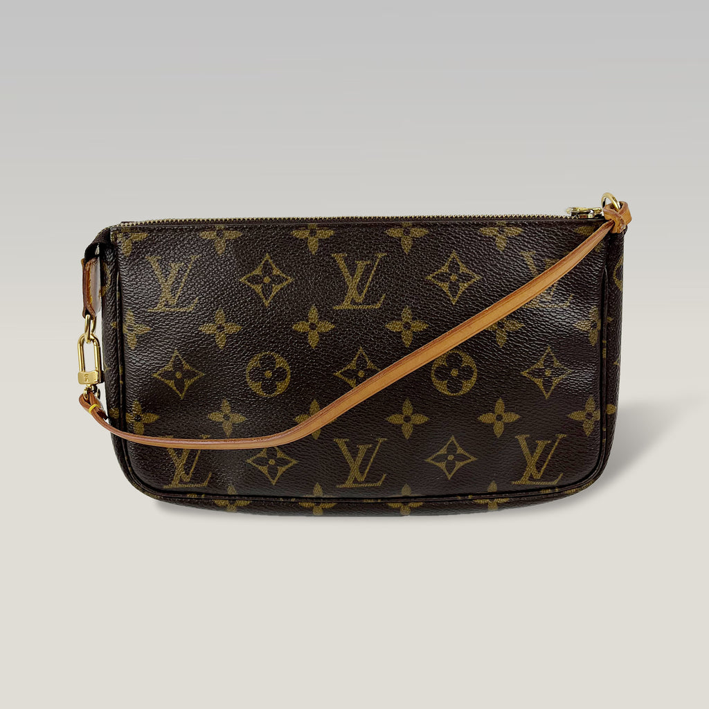 Louis Vuitton Pochette Accessoires in tela Monogram marrone