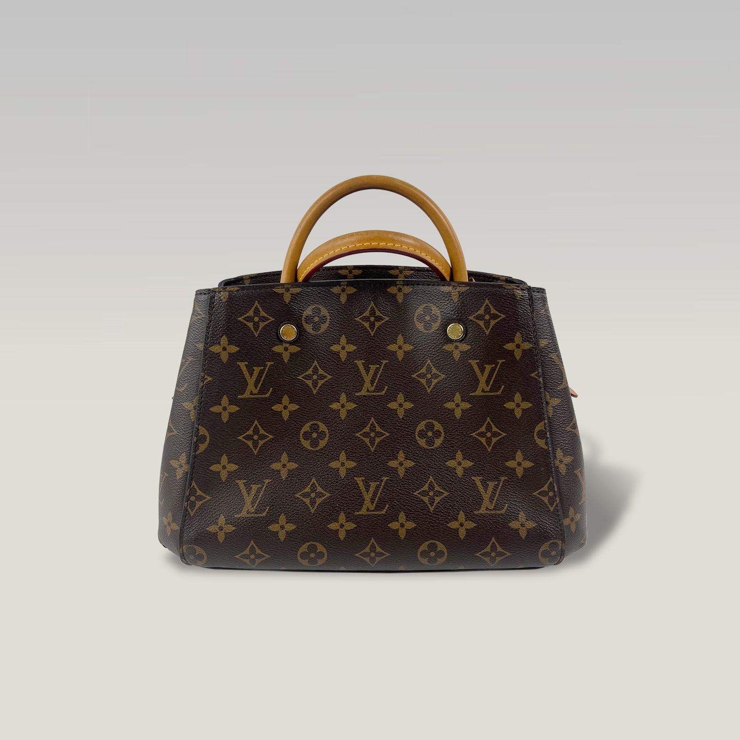 Louis Vuitton Montaigne BB Monogram Canvas Top Handle Shoulder Bag