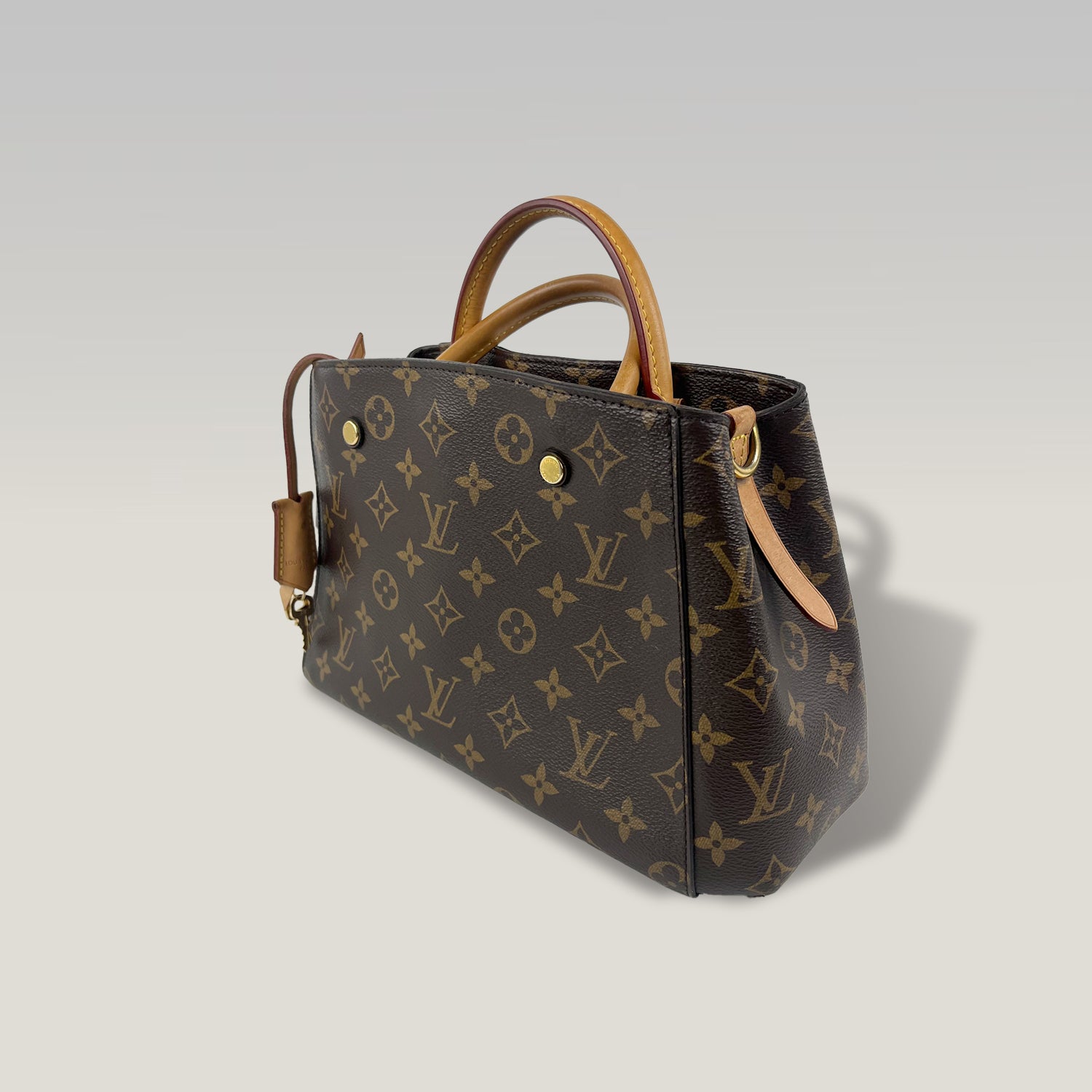 Louis Vuitton Montaigne BB Monogram Canvas Top Handle Shoulder Bag