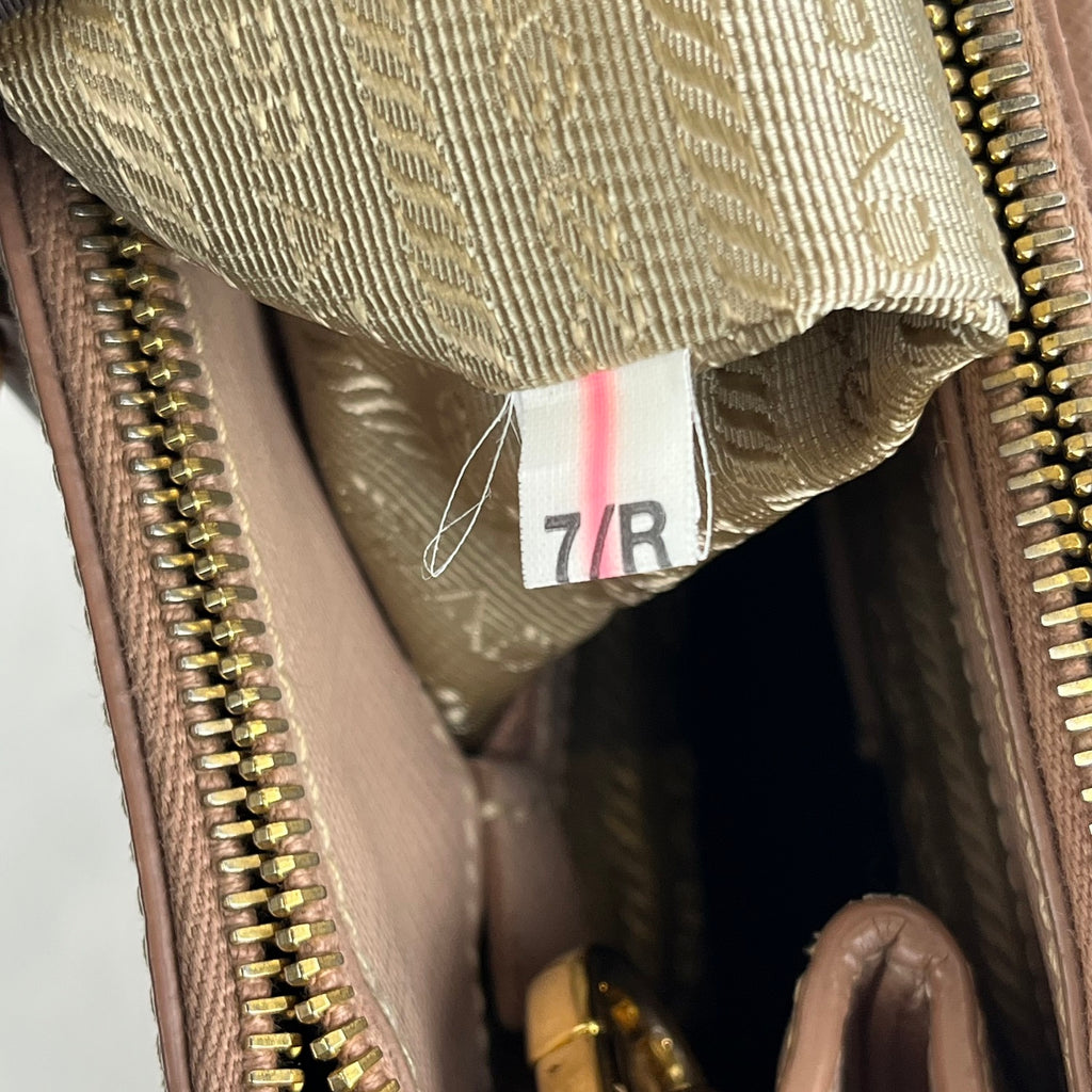 Prada Galleria Large Tote Bag Nude in Pelle Saffiano
