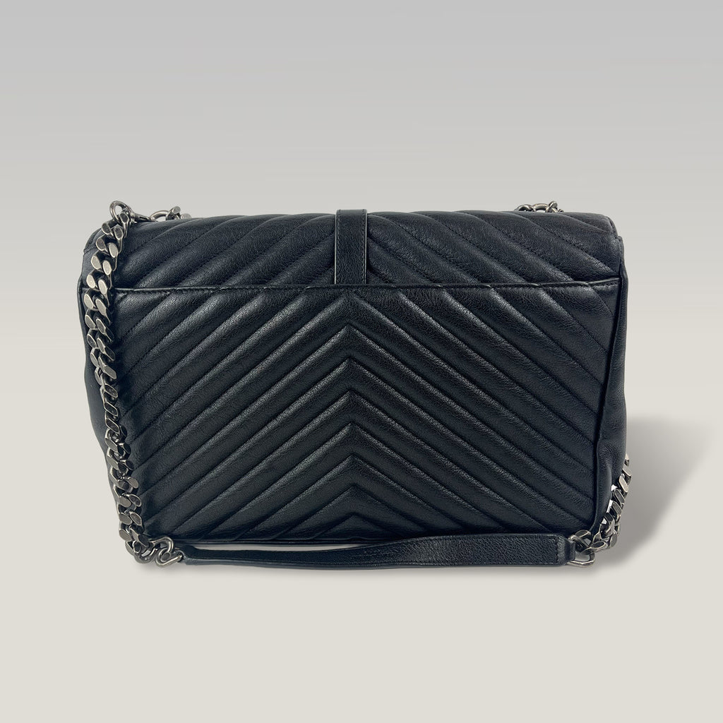 Saint Laurent Niki Medium Black Quilted Leather Chain Shoulder Bag