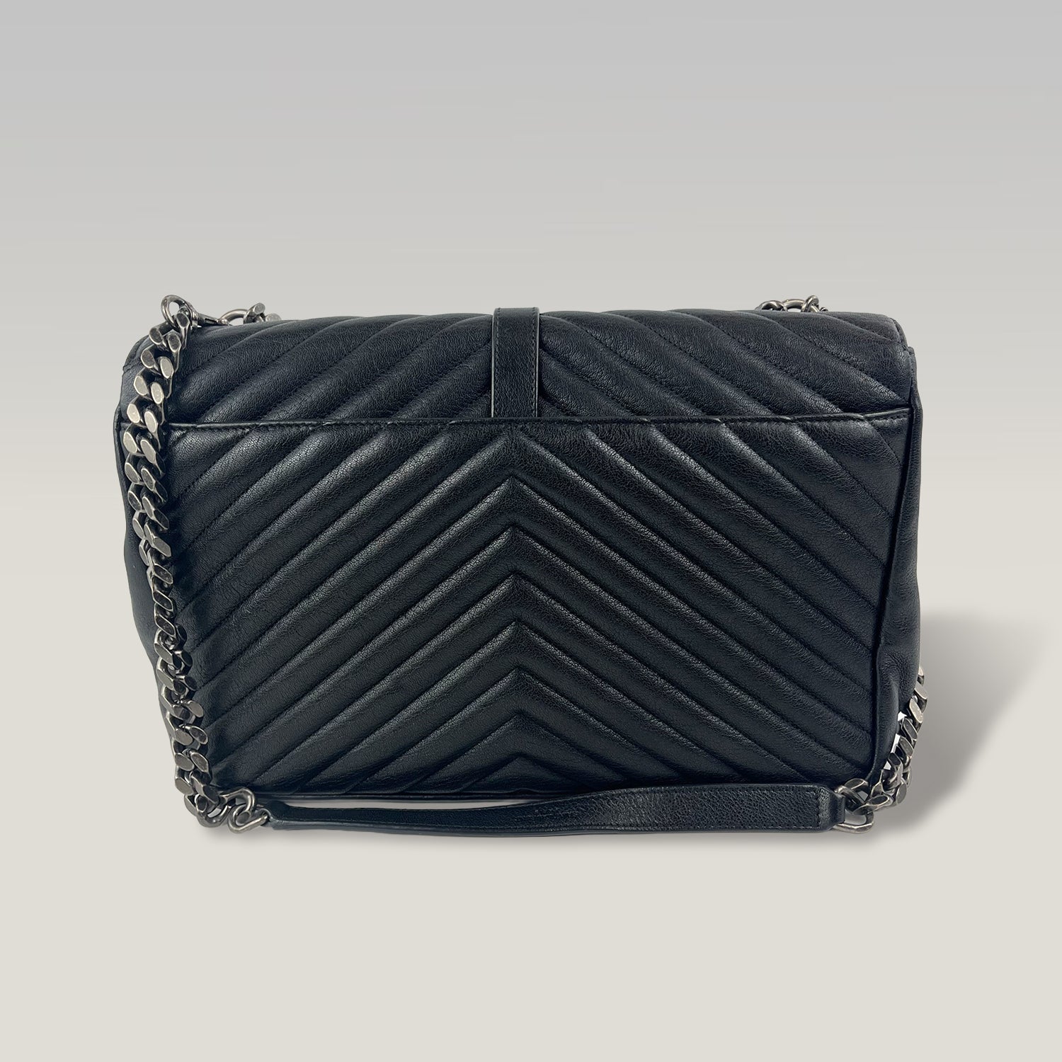 Saint Laurent Niki Medium Black Quilted Leather Chain Shoulder Bag