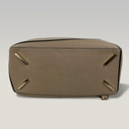 Loewe Puzzle Medium in Pelle Beige e Marrone con Tracolla