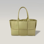 Bottega Veneta Arco Small Tote Bag Beige in Pelle Intrecciata Maxi – Borsa Shopping Donna 30 cm