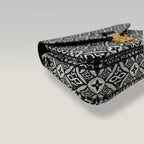 Louis Vuitton Metis Medium in Tela Jacquard 1854 Monogram Nero e Bianco
