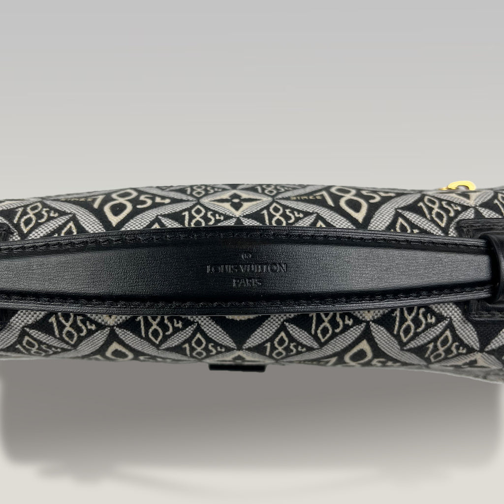 Louis Vuitton Metis Medium in Tela Jacquard 1854 Monogram Nero e Bianco