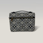 Louis Vuitton Metis Medium in Tela Jacquard 1854 Monogram Nero e Bianco