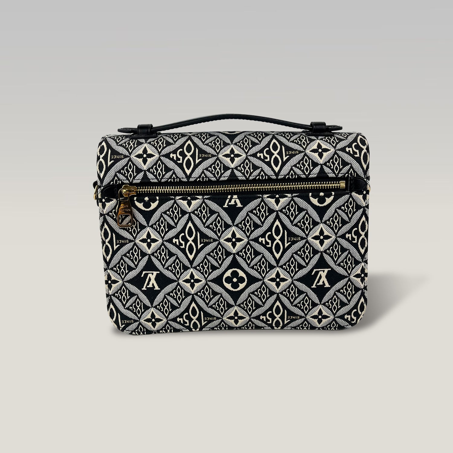 Louis Vuitton Metis Medium in Tela Jacquard 1854 Monogram Nero e Bianco