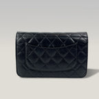 CHANEL WOC 2.55 Nera in Pelle di Agnello Trapuntata con Charm e Catena – Senza Card