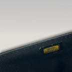 CHANEL WOC 2.55 Nera in Pelle di Agnello Trapuntata con Charm e Catena – Senza Card