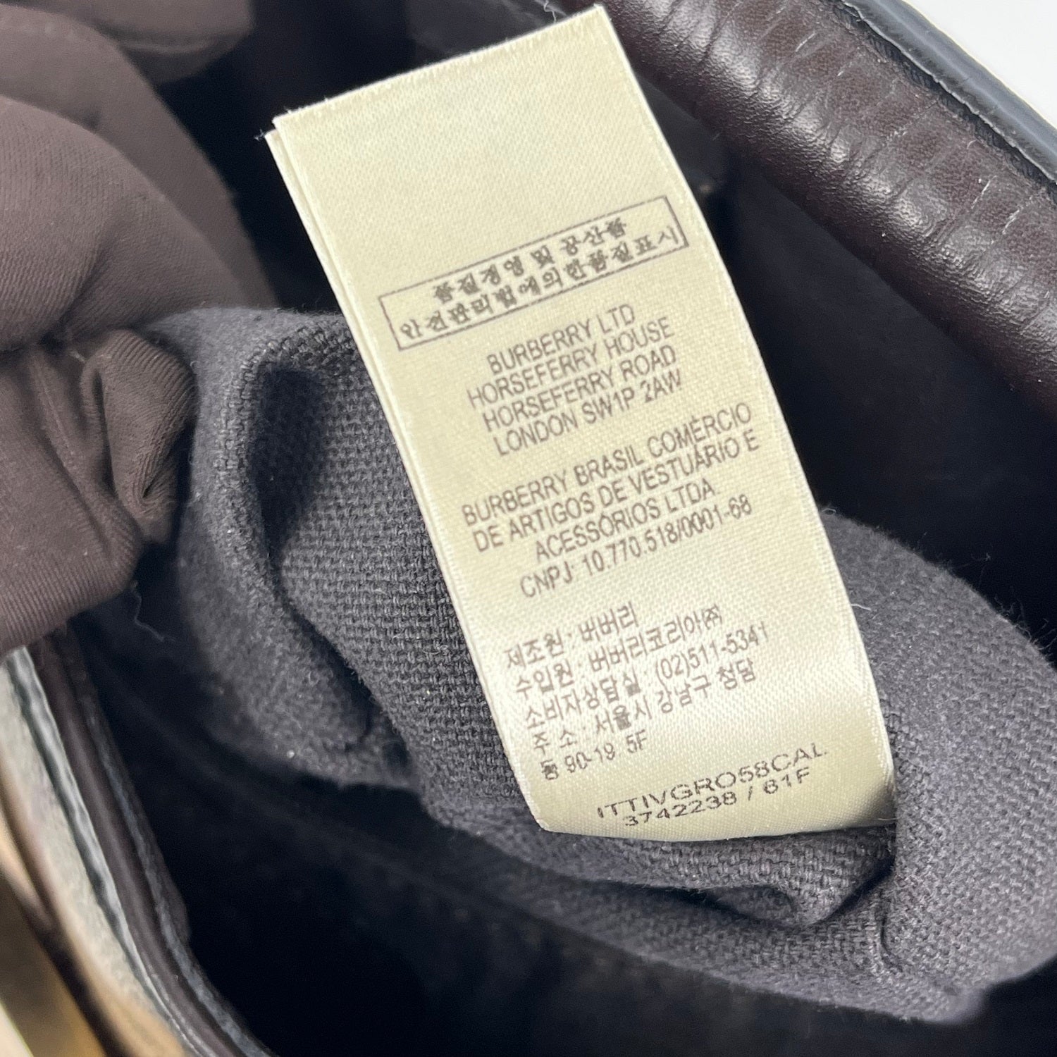Burberry Canvas and Leather Tote