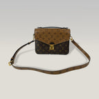Louis Vuitton Pochette Métis Bicolor Monogram Caramel and Brown